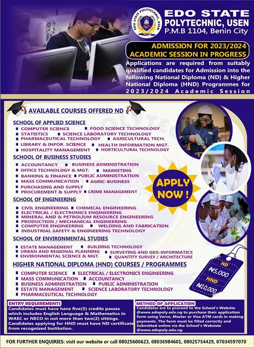 Admission Flyer